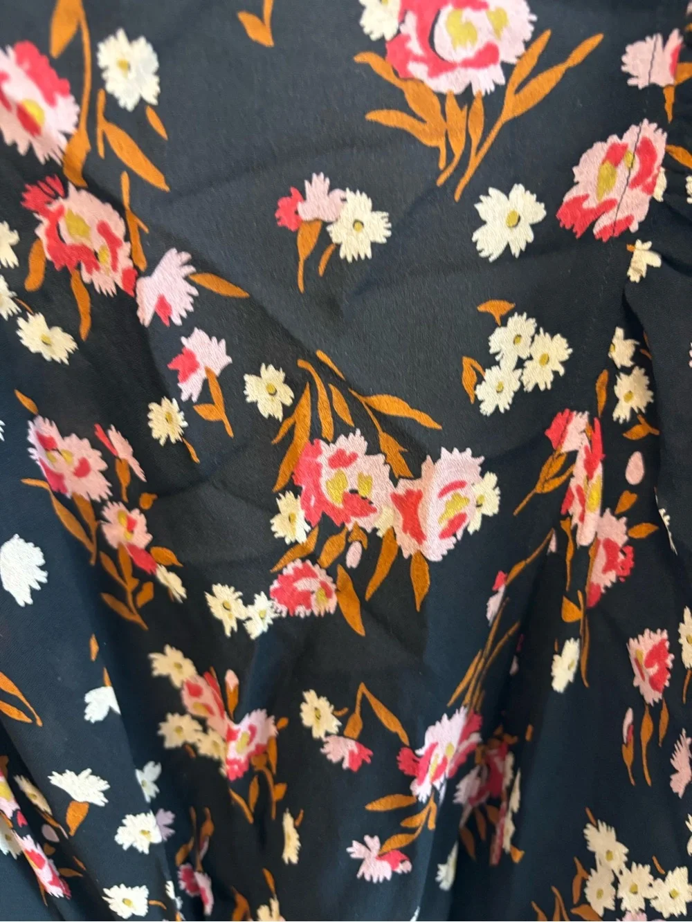 Floral Wrap Mini Dress with Belt - Picture 4 of 4